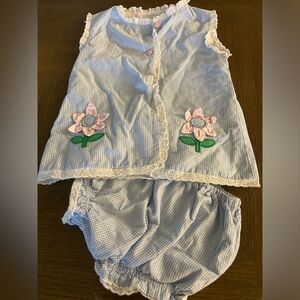 Cecil & Lou top & diaper cover